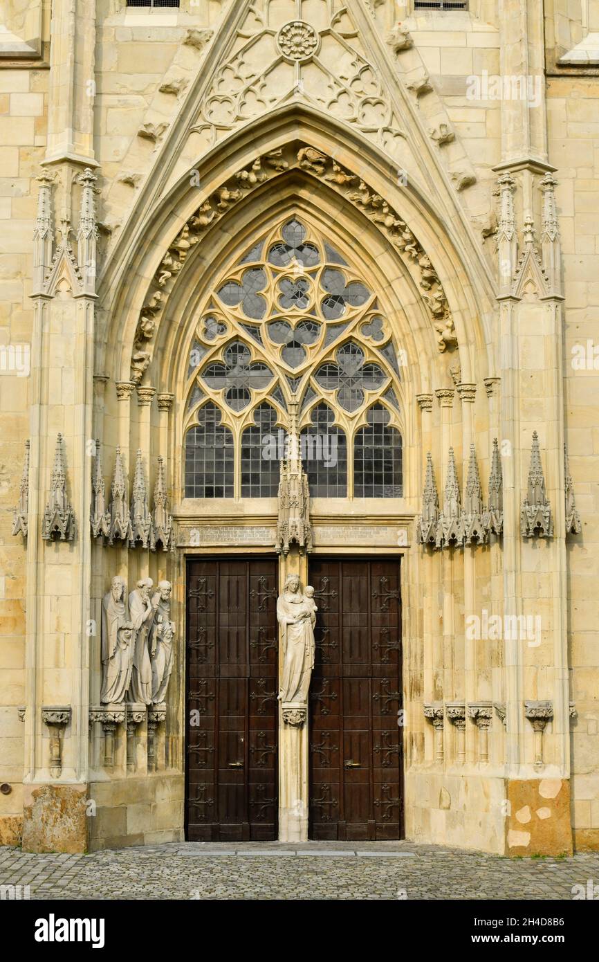 Liebfrauen-Überwasserkirche, Überwasserkirchplatz, Münster, Nordrhein-Westfalen, Deutschland Foto Stock