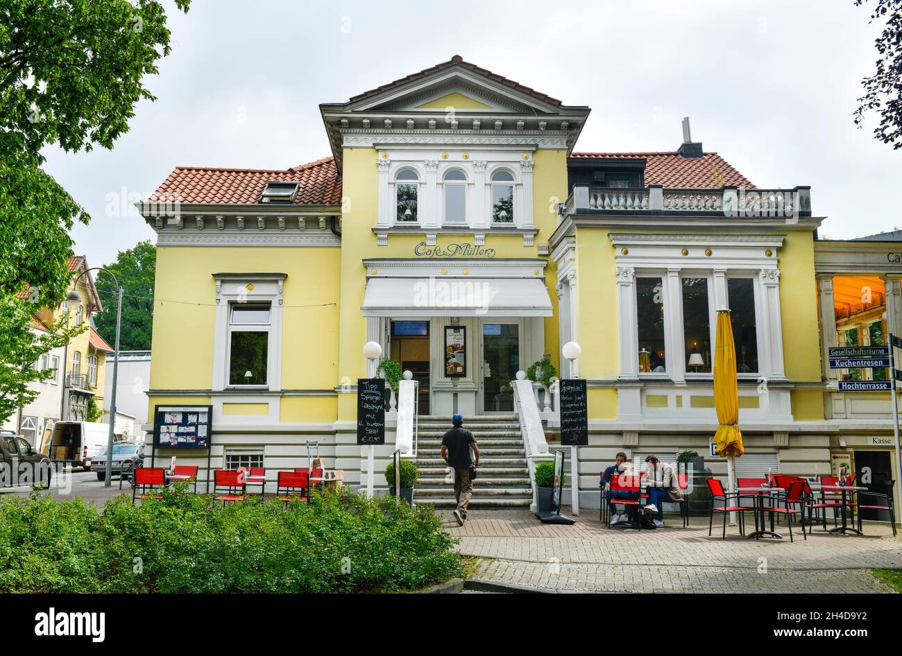 Café Müller, Südwall, Celle, Niedersachsen, Deutschland Foto Stock