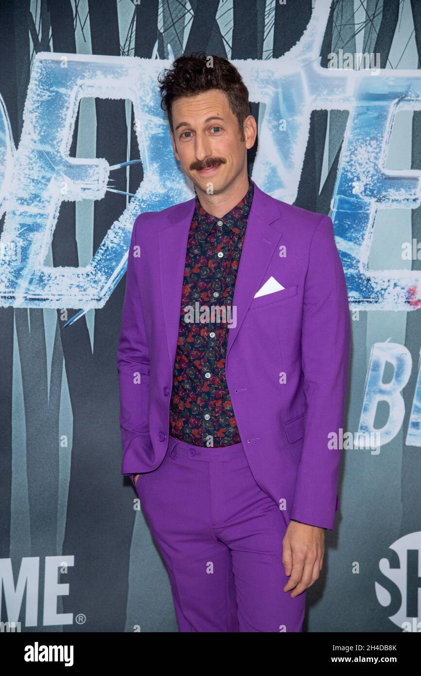 New York, Stati Uniti. 01 Novembre 2021. David Magidoff partecipa alla prima mondiale della serie 'Dexter: New Blood' ad Alice Tully Hall, Lincoln Center a New York City. Credit: SOPA Images Limited/Alamy Live News Foto Stock