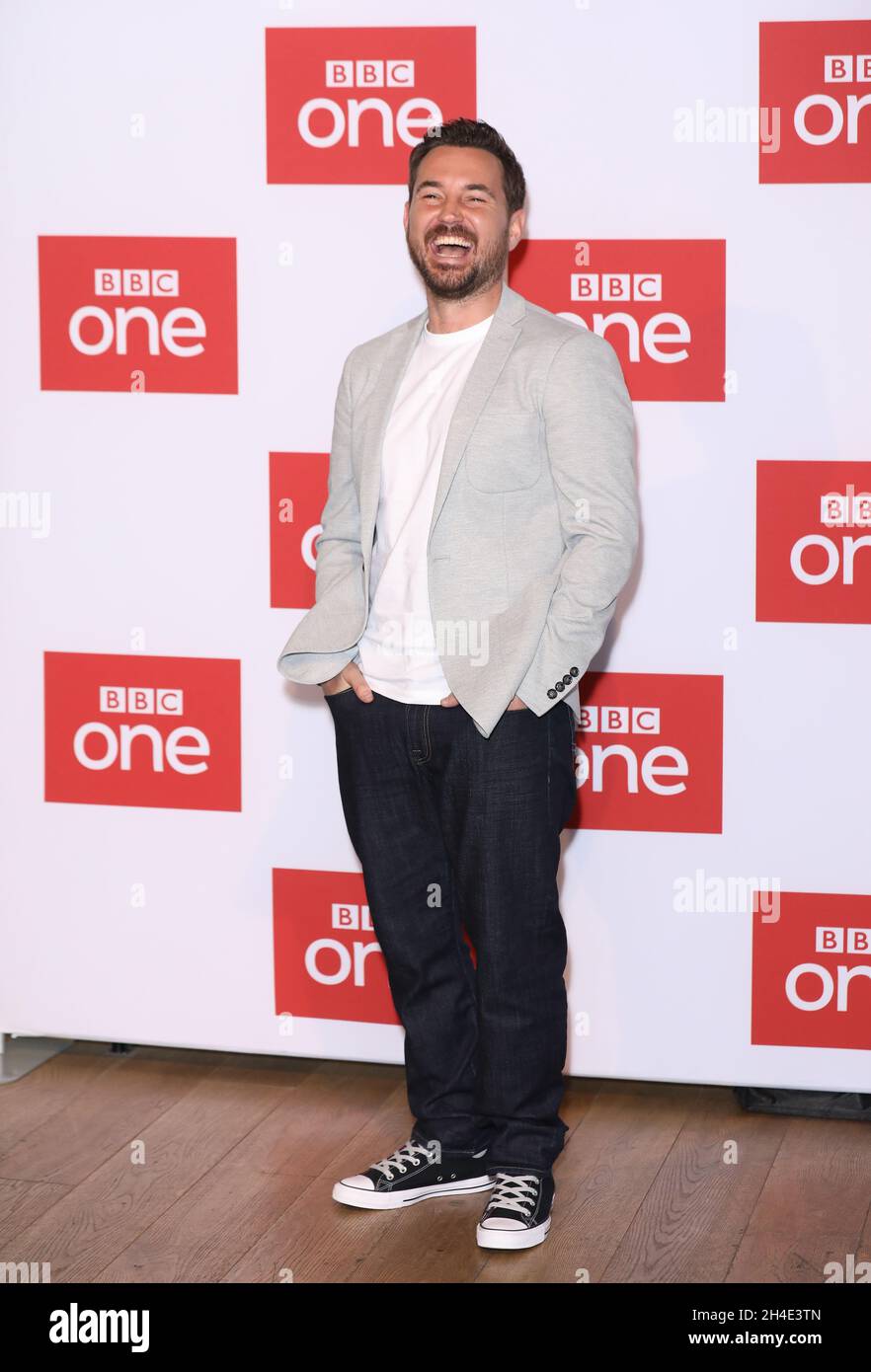 Martin Compston ha partecipato a una telefonata per la BBC One's Bodyguard alla BFI Southbank di Londra. Foto datata: Lunedì 18 marzo 2019. Il credito fotografico deve essere: Isabel Infantes / EMPICS Entertainment. Foto Stock