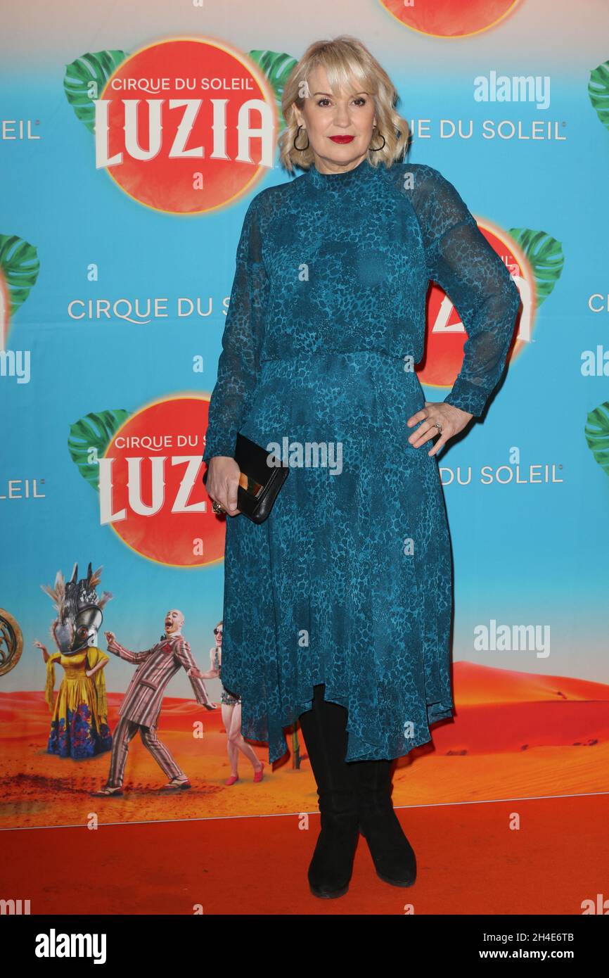 Nicki Chapman partecipa alla prima di LUZIA del Cirque du Soleil al Royal Albert Hall di Londra. Foto datata: Mercoledì 15 gennaio 2020. Il credito fotografico deve essere: Isabel Infantes / EMPICS Entertainment. Foto Stock