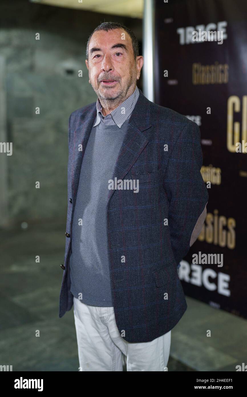 Madrid, Spagna. 2 novembre 2021. Il regista spagnolo Jose Luis Garci presenta 'Classici' al cinema Cinesa Proyecciones di Madrid. Credit: SOPA Images Limited/Alamy Live News Foto Stock
