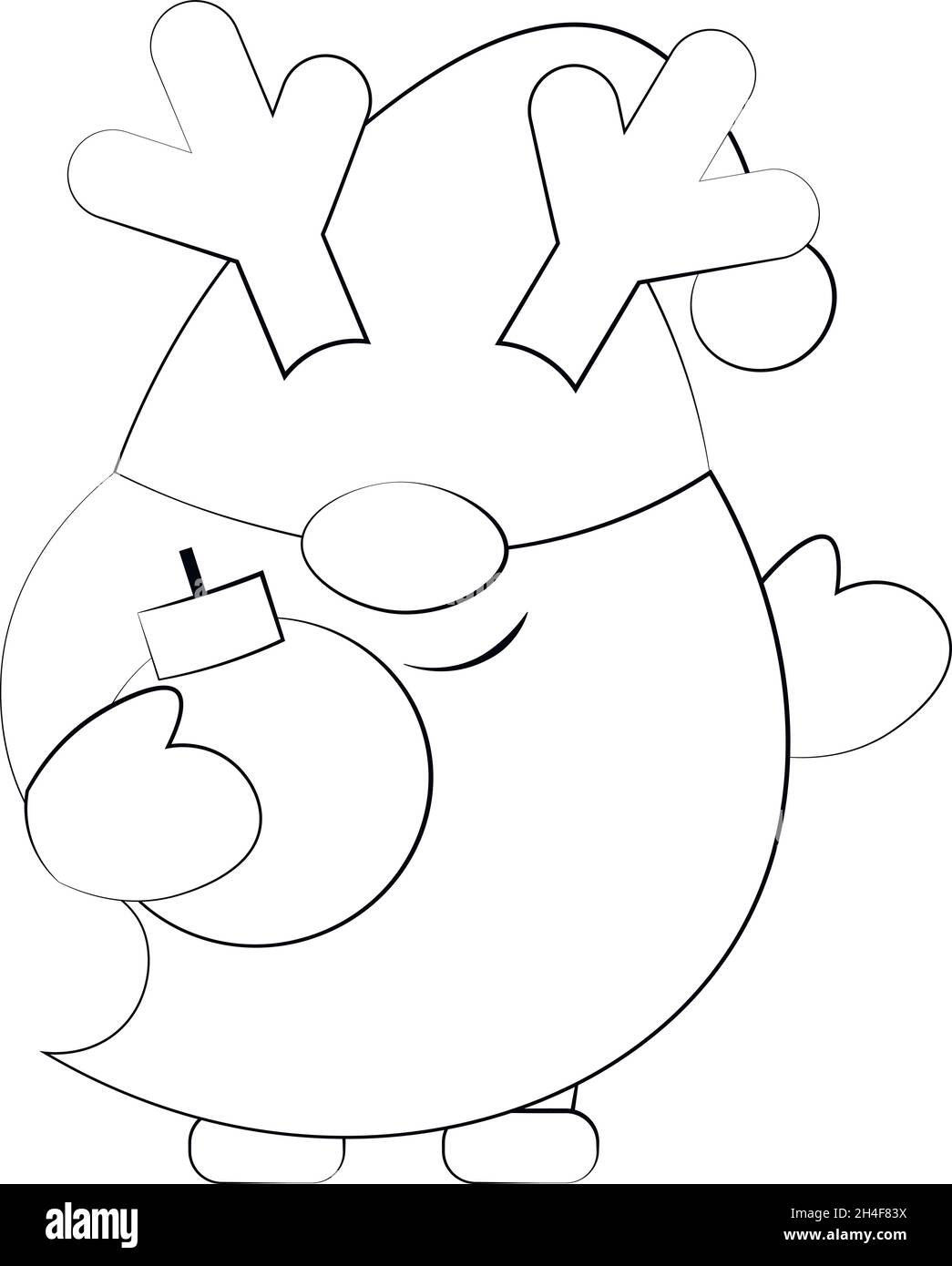 Per icone, web, cartoline, arredamento, imballaggio, stampe per oggetti, copertine per notebook, decorazione di scatole per adesivi, zaino, elemento individuale, c Illustrazione Vettoriale