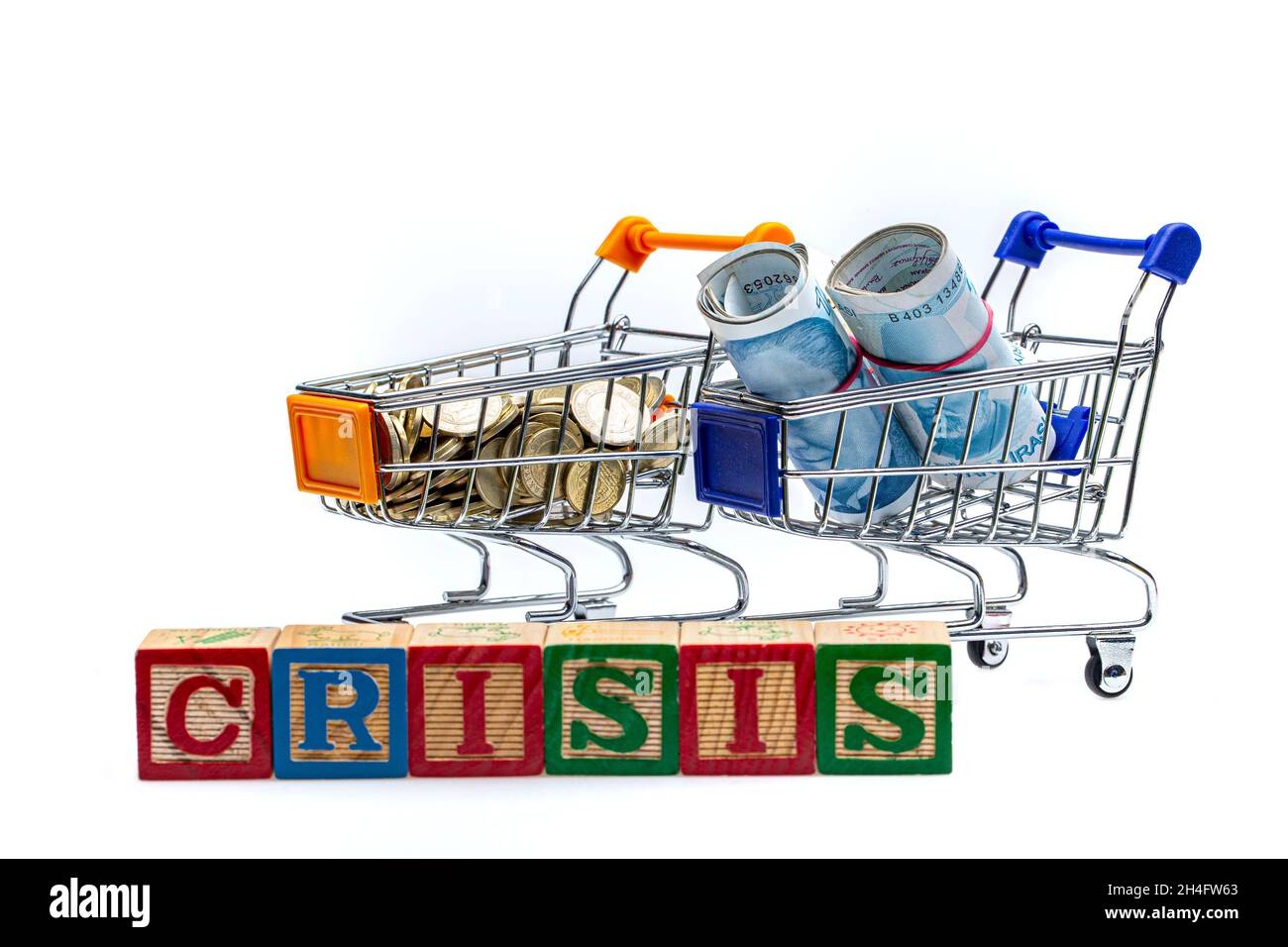 Lira Turca, valuta Turca, Lira Turca. Crisi di svalutazione. Foto Stock