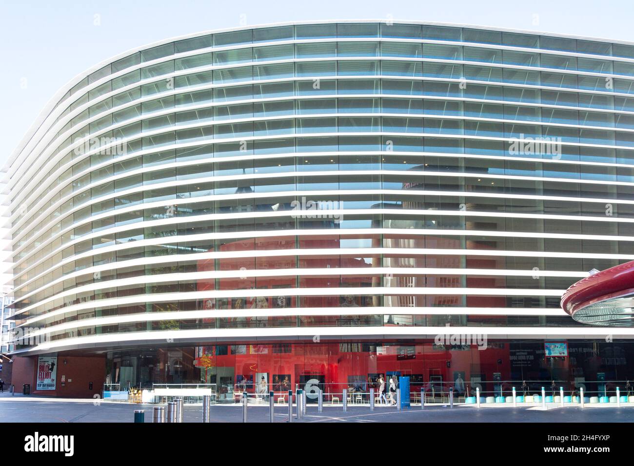 The Curve Theatre, Rutland Street, Cultural Quarter, City of Leicester, Leicestershire, Inghilterra, Regno Unito Foto Stock