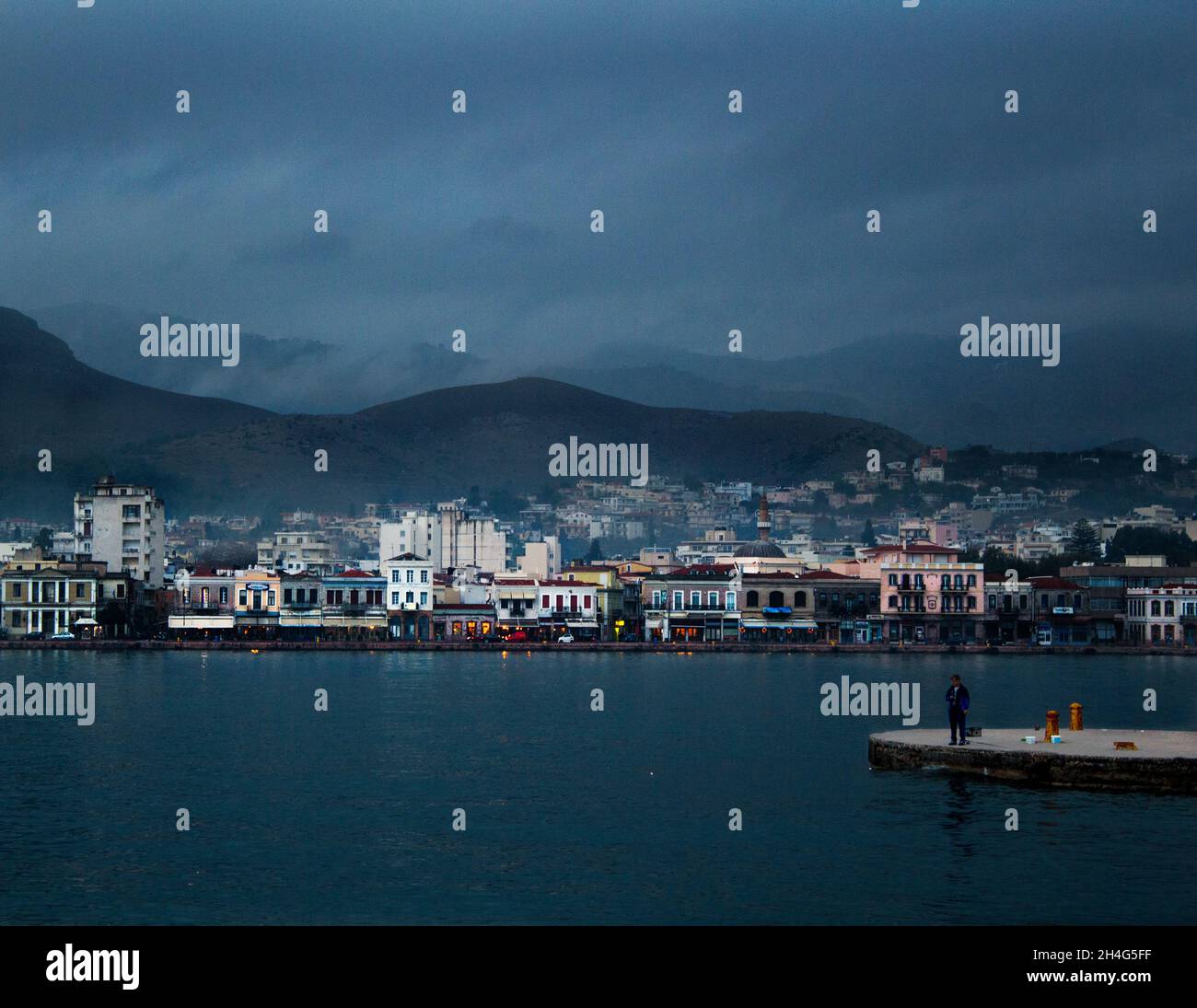 Città di Chios , Grecia Foto Stock