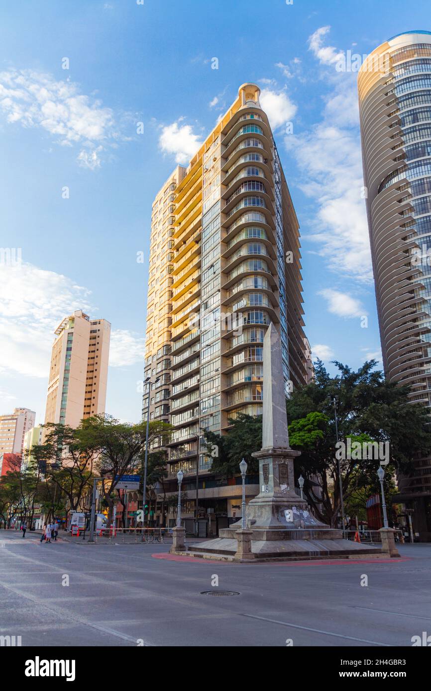 Piazza sette a Belo Horizonte, Brasile Foto Stock