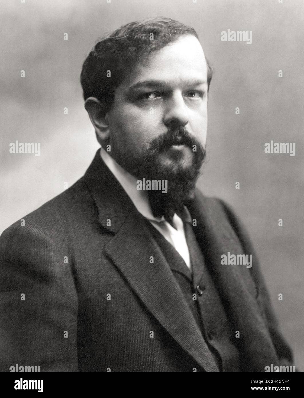 Il compositore francese Claude Debussy Foto Stock