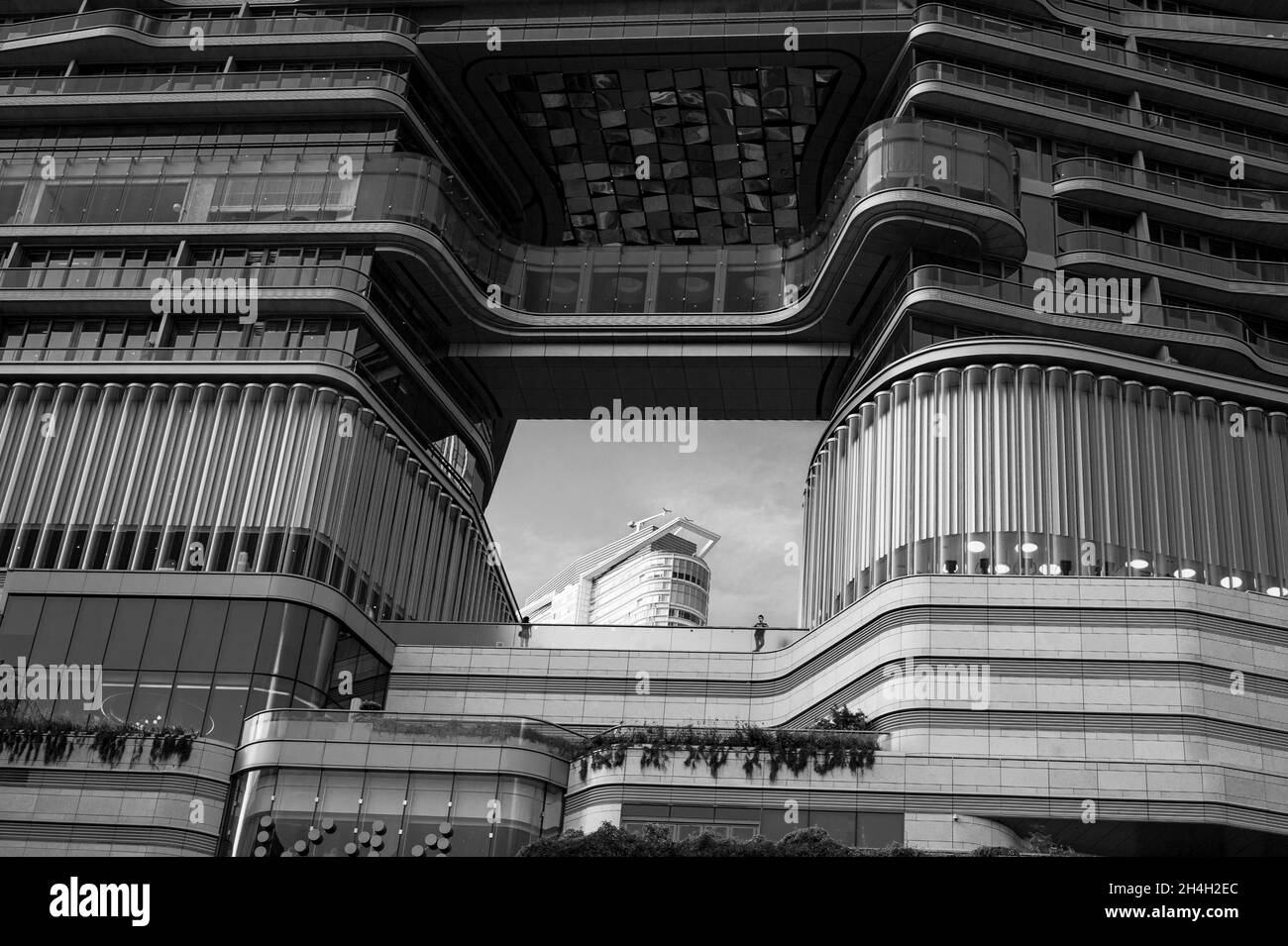 Hong Kong Modern Skyscraper Foto Stock