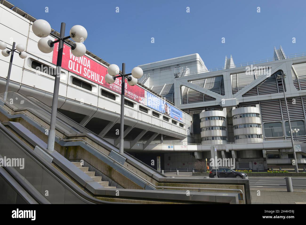 ICC, Messedamm, Westend, Charlottenburg, Berlino, Germania Foto Stock