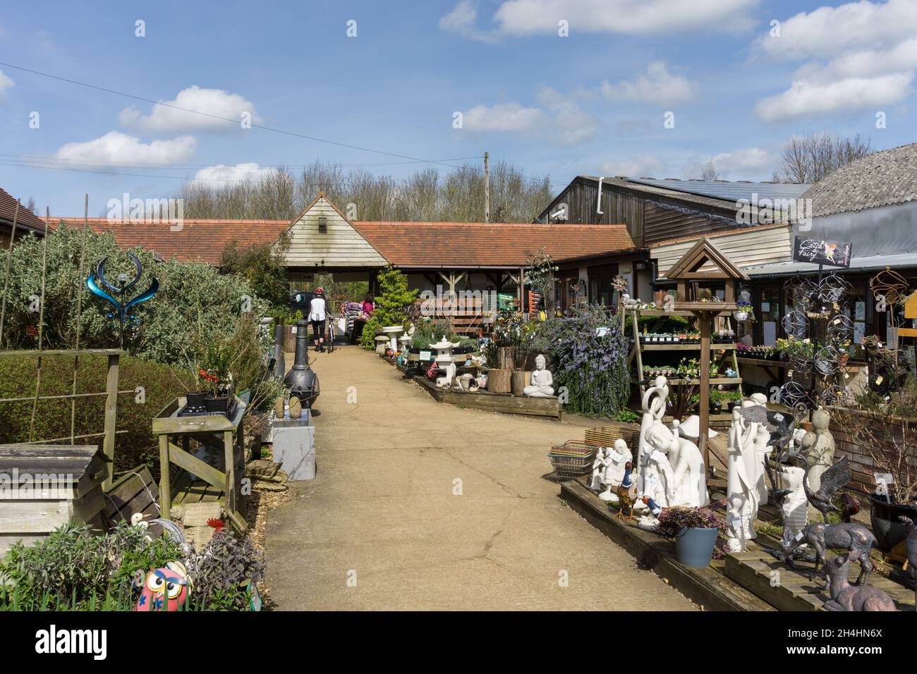 Il National Herb Center, un centro erbario e giardino, Warmington, Warwickshire, Regno Unito Foto Stock