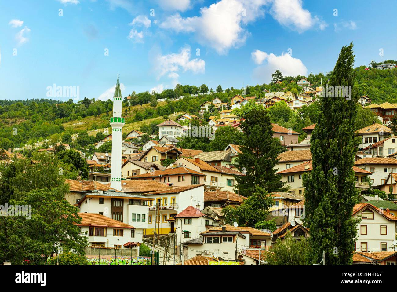 Sarajevo, la capitale della Bosnia-Erzegovina Foto Stock