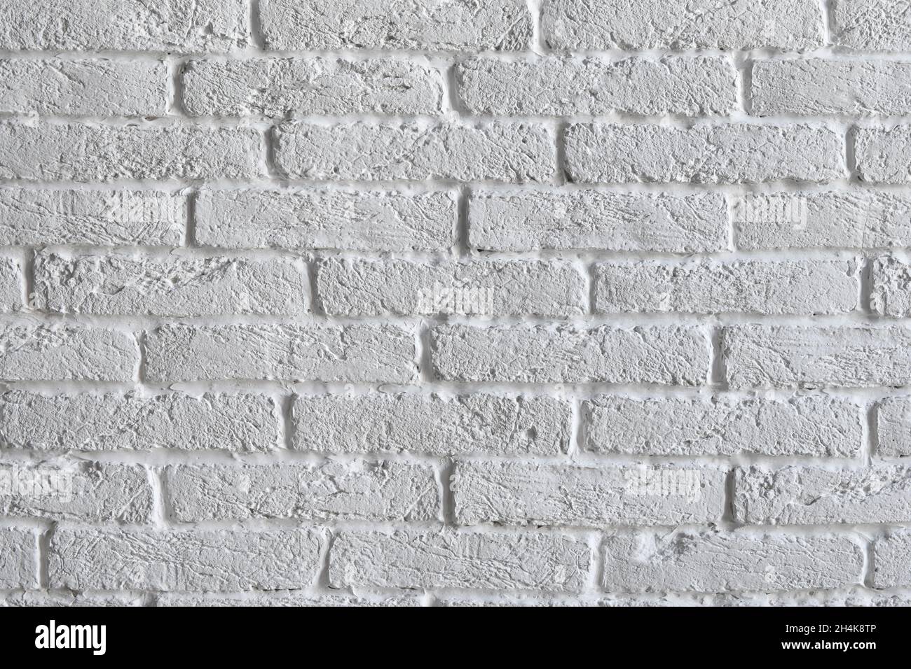 Astratto vecchio bianco textured dipinto decorativo mattoni sfondo parete Foto Stock