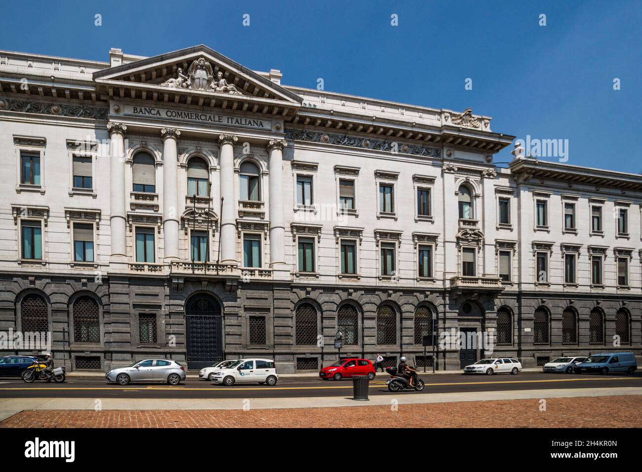 Banca commerciale Italiana (Banca commerciale Italiana). Piazza della  Scala. Milano, Lombardia, Italia, Europa Foto stock - Alamy