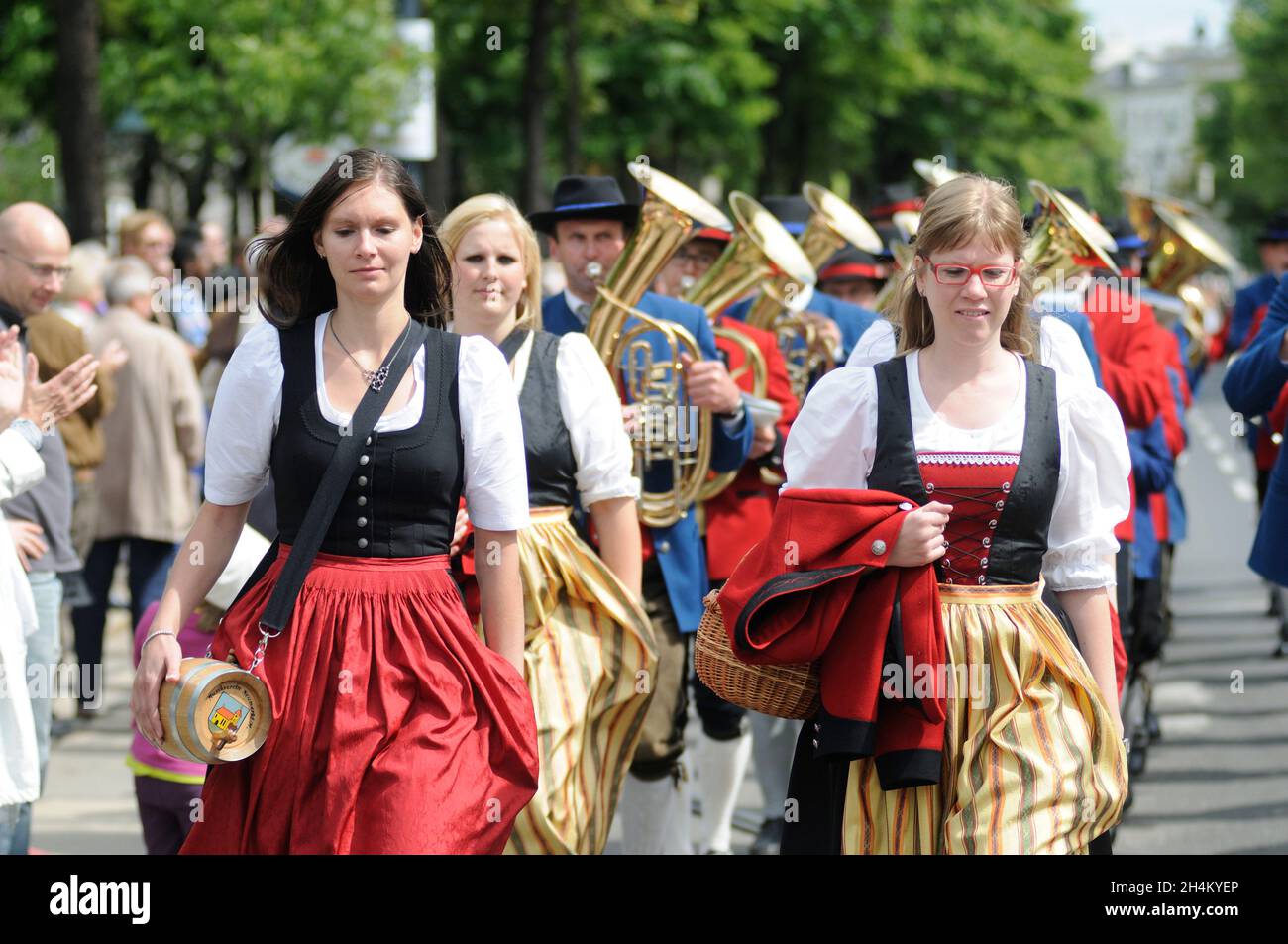 Vienna, Austria. Giugno 01, 2013. Festival Austriaco della musica d'ottone a Vienna Foto Stock