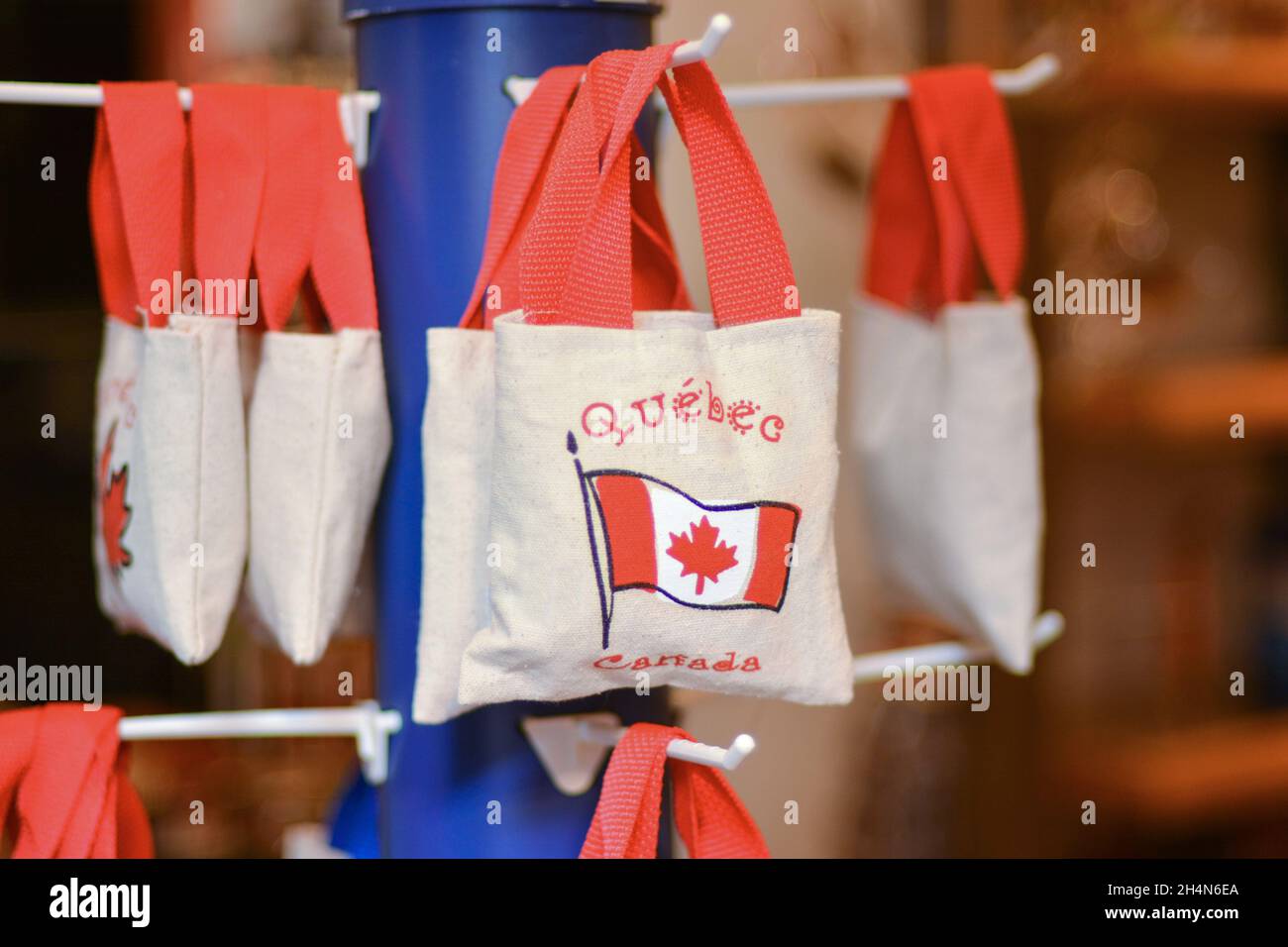 Souvenir popolari da portare dal Canada Québec Foto Stock