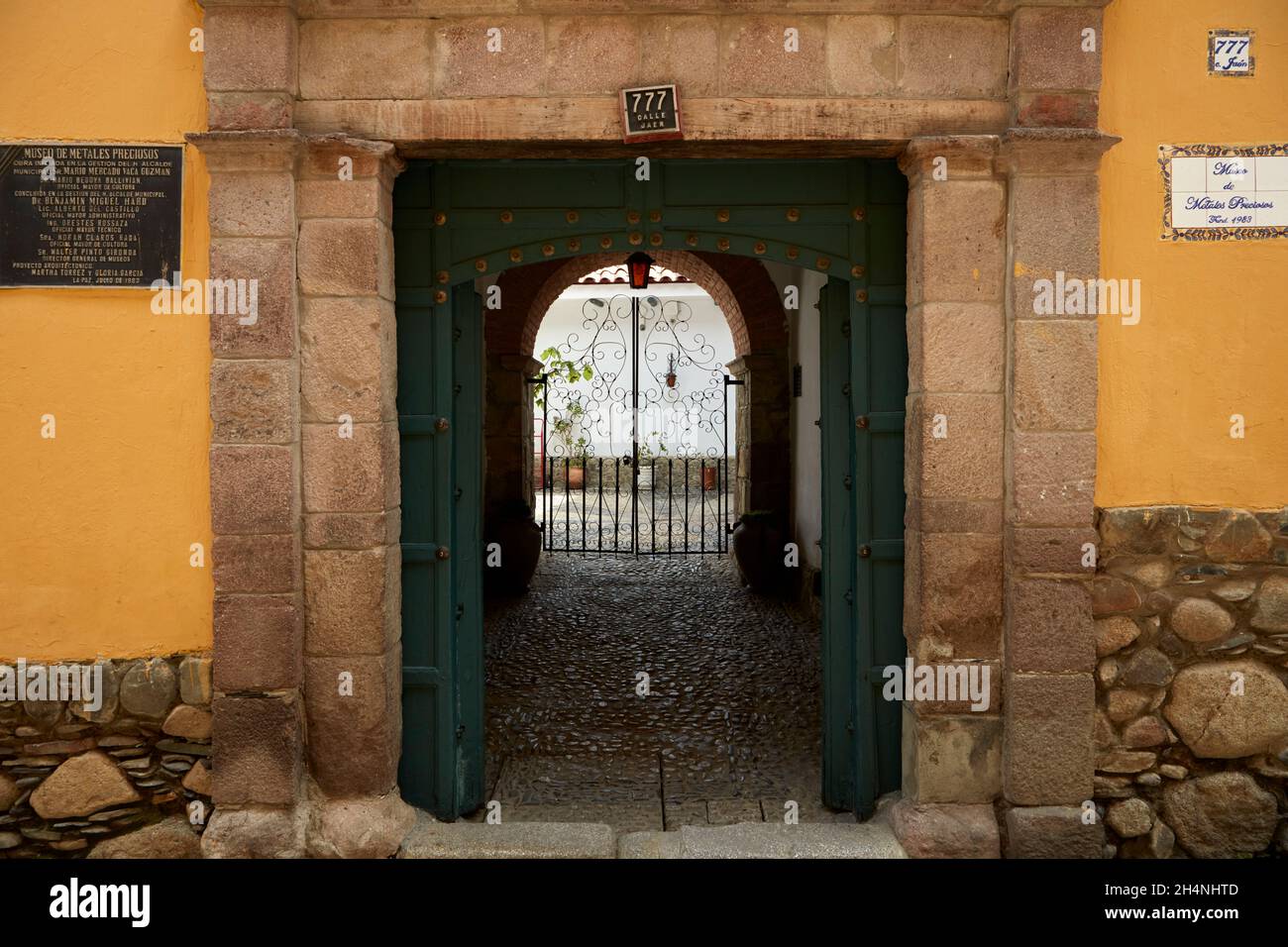 Museo de Metales Preciosos 777 Calle Jaen, la Paz, Bolivia, Sud America Foto Stock