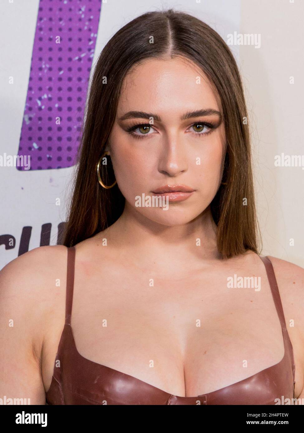 Los Angeles, Stati Uniti. 03 novembre 2021. LOS ANGELES, CALIFORNIA, USA - 03 NOVEMBRE: L'attrice Elsie Hewitt arriva al Los Angeles Special Screening of Amazon prime Video's 'A Man named Scott' tenuto al Billy Wilder Theater al Hammer Museum il 3 novembre 2021 a Los Angeles, California, Stati Uniti. (Foto di Rudy Torres/Image Press Agency/Sipa USA) Credit: Sipa USA/Alamy Live News Foto Stock