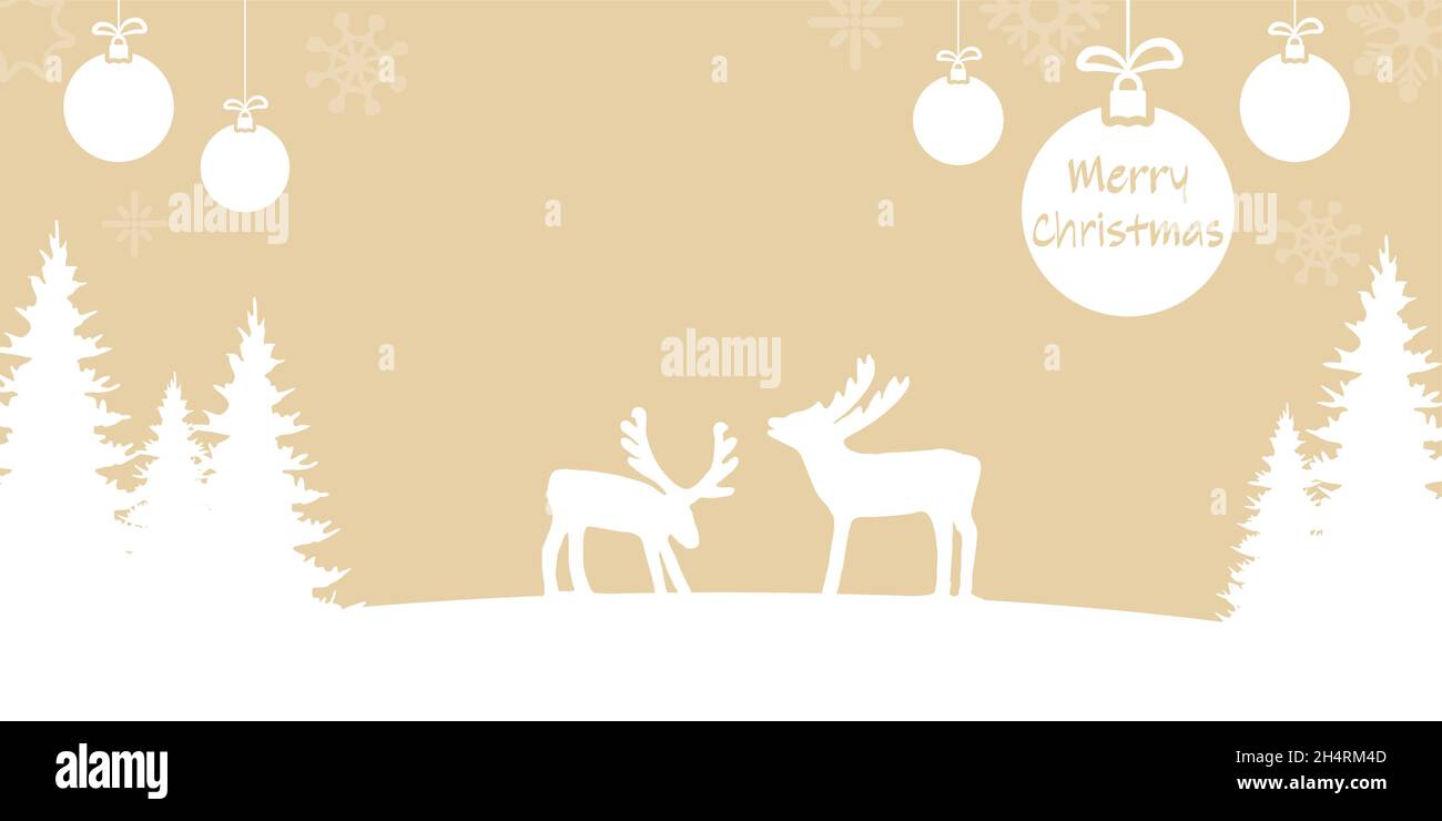 EPS 10 file vettoriale che mostra semplice Natale sfondo con tipici elementi di Natale, la caduta di neve e sfondo colorato con buon Natale greeti Illustrazione Vettoriale