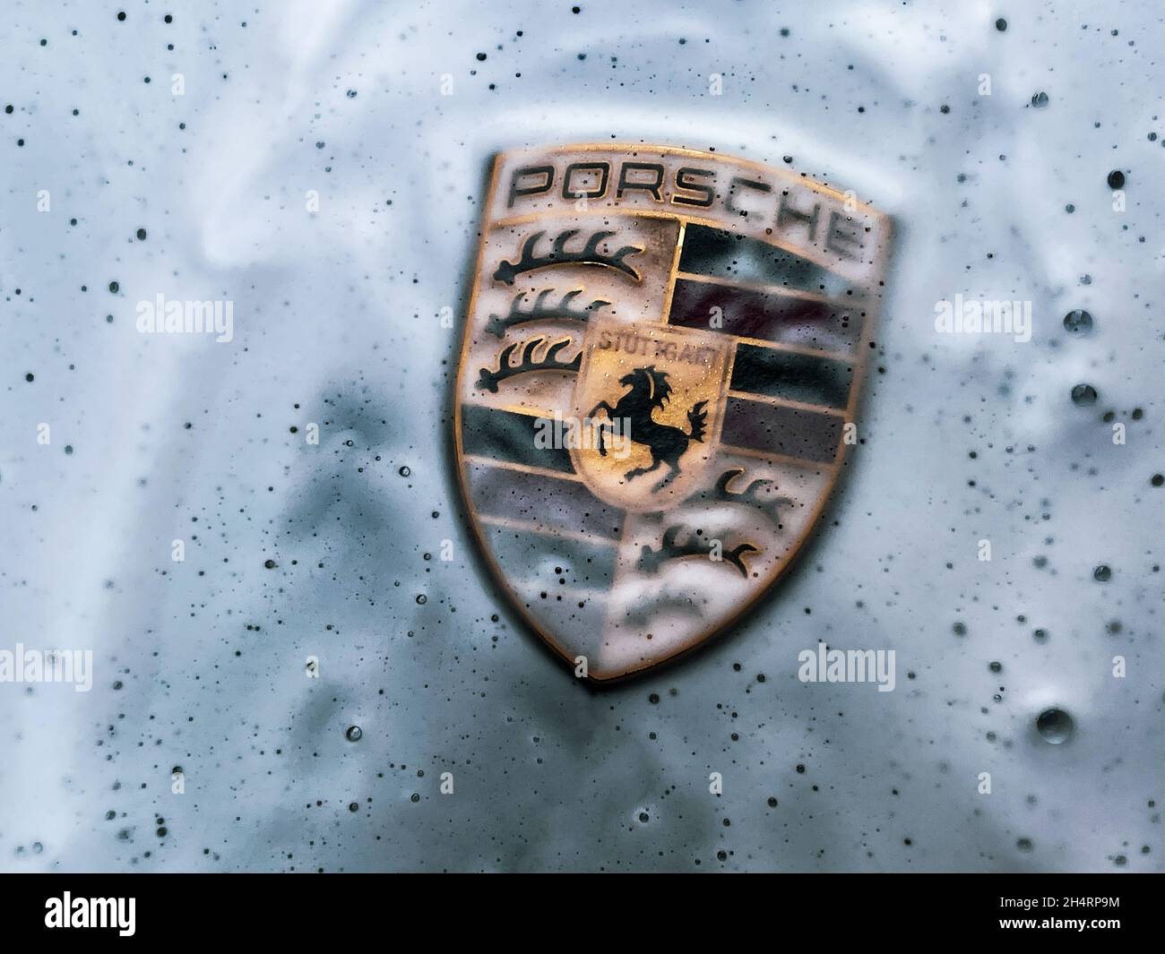 Emblema di Porsche Foto Stock