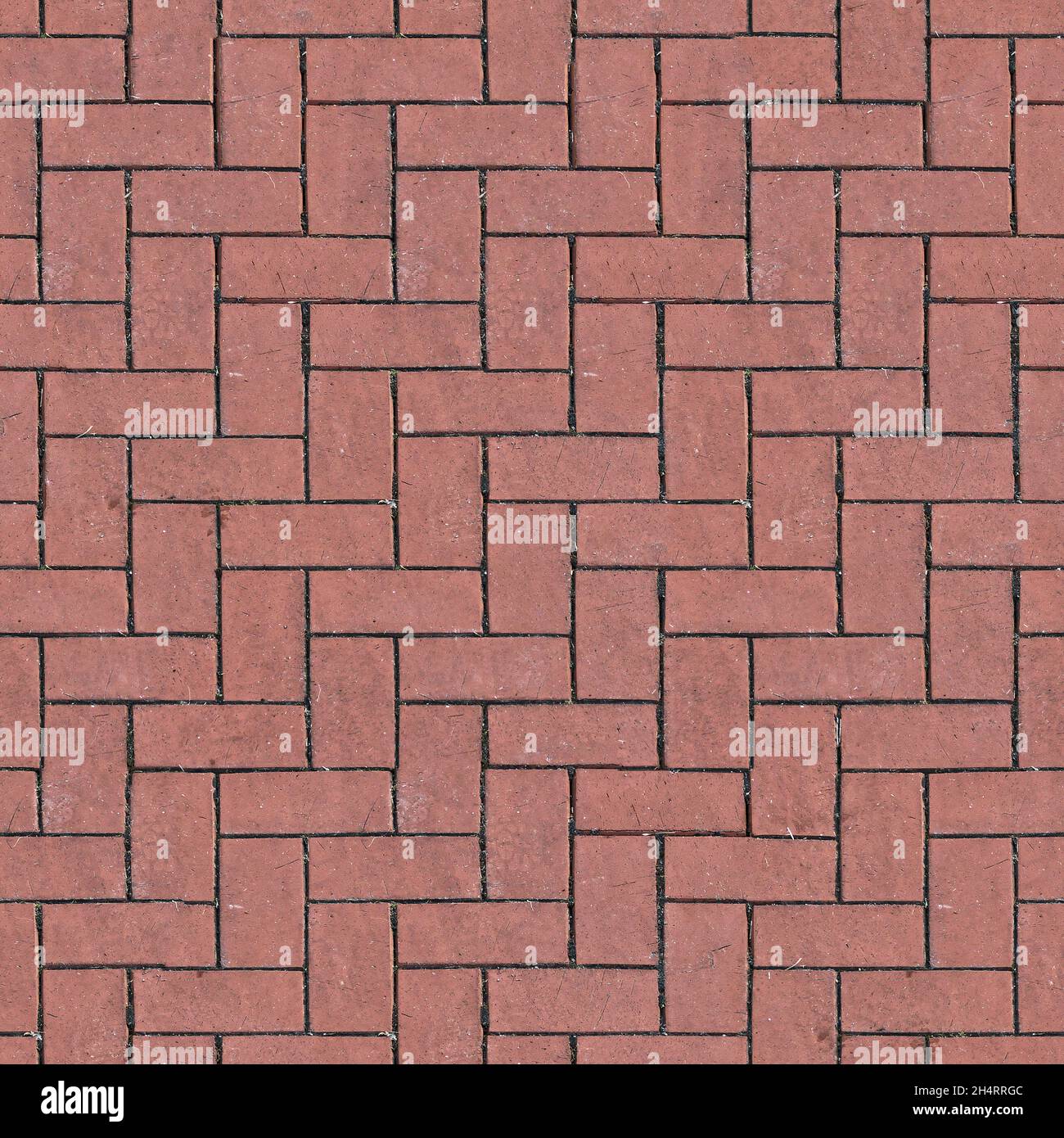 Texture rosso mattone pavimentazione. Alta risoluzione Foto Stock