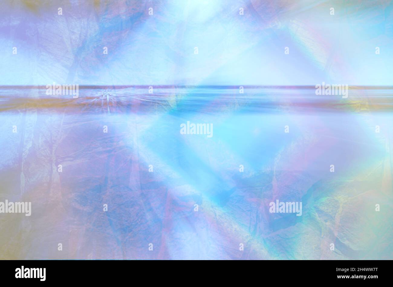 Sfondo o carta da parati astratta sfocata color arcobaleno. Foto Stock