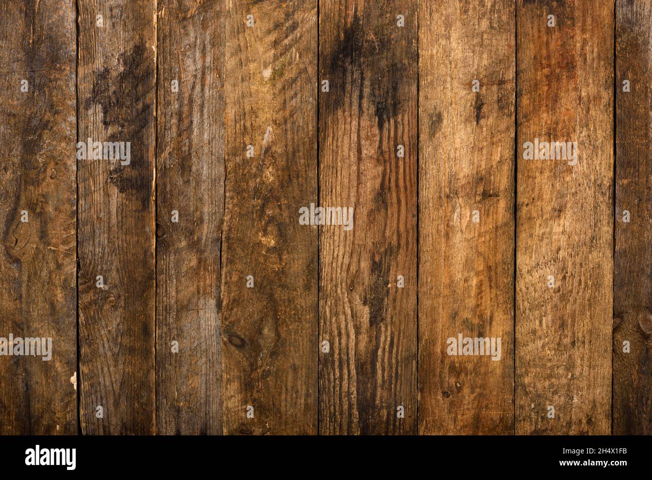 Grunge vecchio sfondo di legno dalle tavole Foto Stock