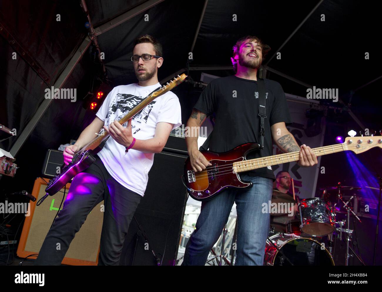 Polar Bear Club in concerto durante Slam Dunk Festival 2013 - Wolverhampton Foto Stock