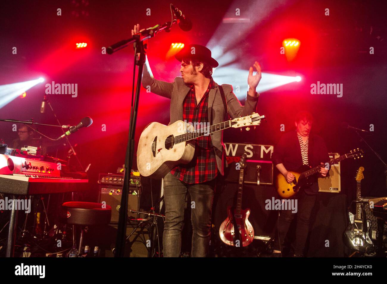 Gaz Coombes si esibisce sul palco all'O2 The Institute il 21 maggio 2018 a Birmingham, Inghilterra. Data foto: Lunedì 21 maggio, 2018. Photo credit: Katja Ogrin/ EMPICS Entertainment. Foto Stock