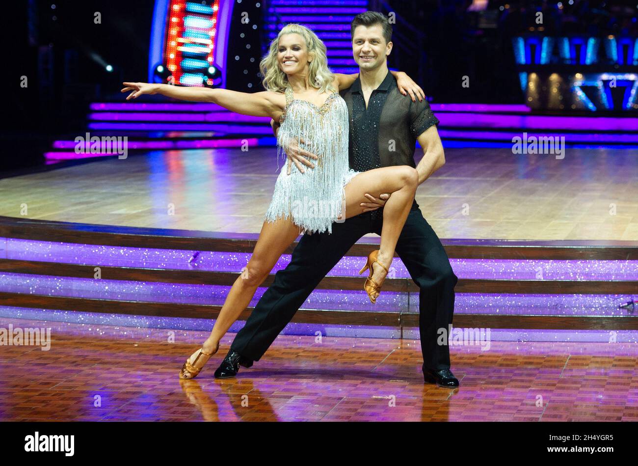 Ashley Roberts e Pasha Kovalev partecipano alla fotocall per il tour dal vivo "Strictly come Dancing" all'Arena Birmingham il 17 gennaio 2019 a Birmingham, Inghilterra. Data foto: Giovedì 17 gennaio, 2019. Photo credit: Katja Ogrin/ EMPICS Entertainment. Foto Stock