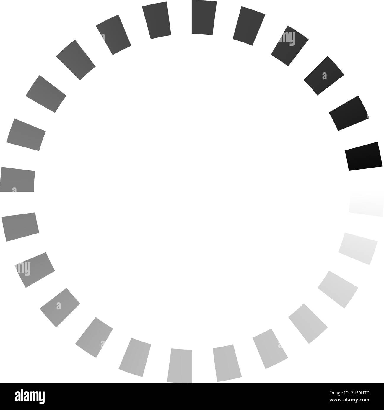Indicatore di avanzamento, fasi, fasi. Precarica, forma tampone. Cerchio, icona di caricamento circolare - illustrazione vettoriale di stock, grafica clip-art Illustrazione Vettoriale