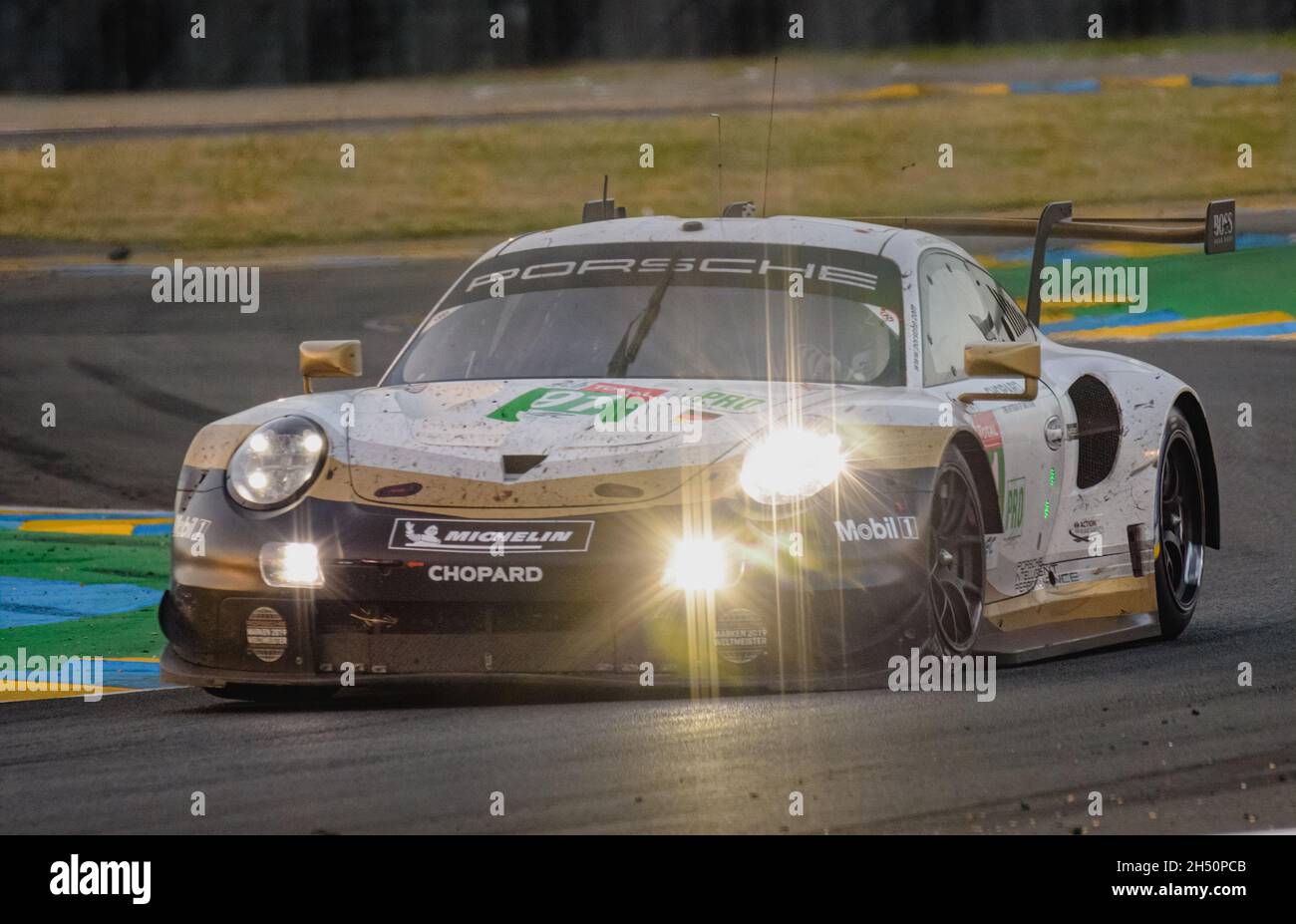 Porsche 911 RSR a le Mans 2019 Foto Stock