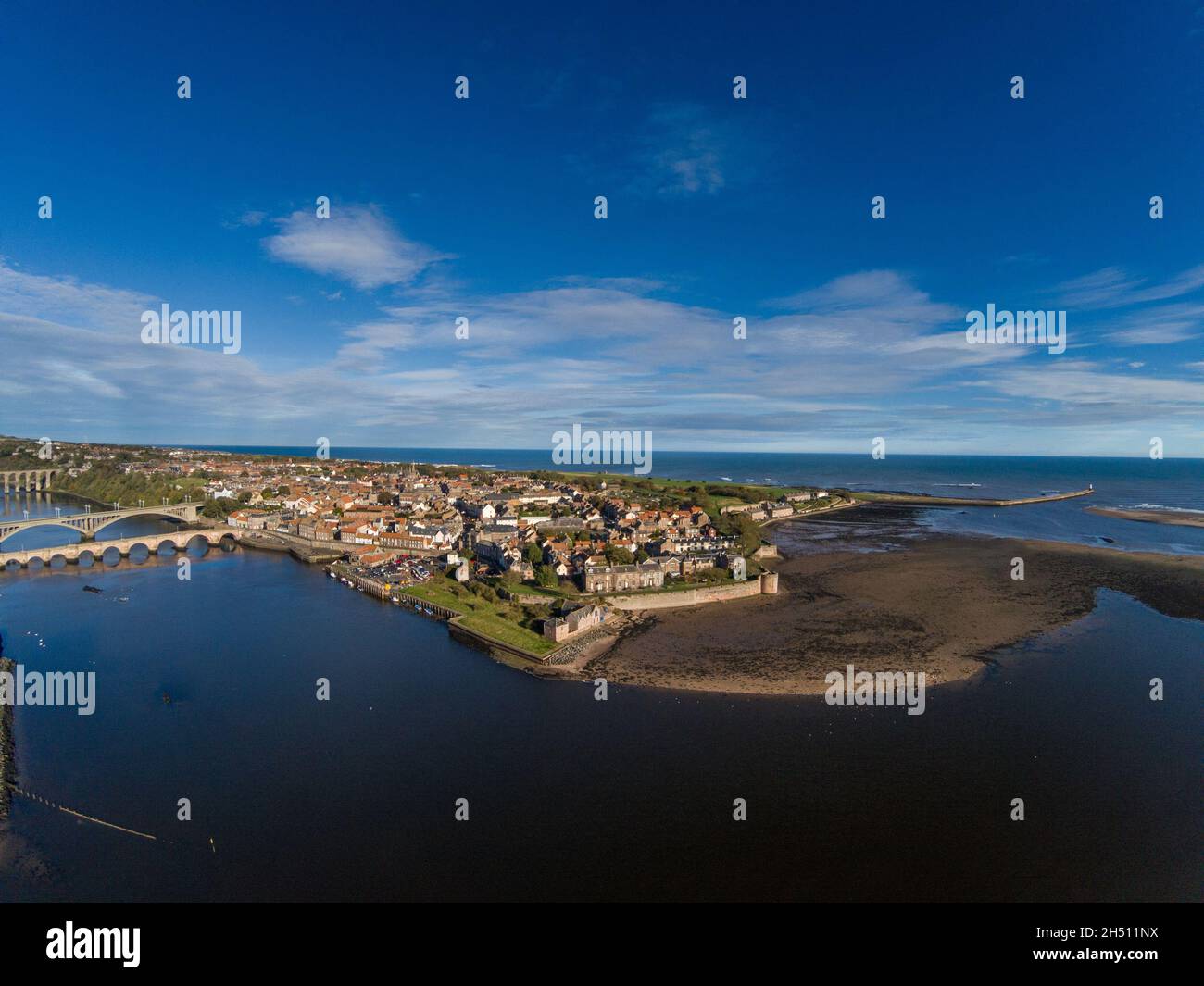 Berwick upon Tweed, Northumberland, Inghilterra, Regno Unito Foto Stock