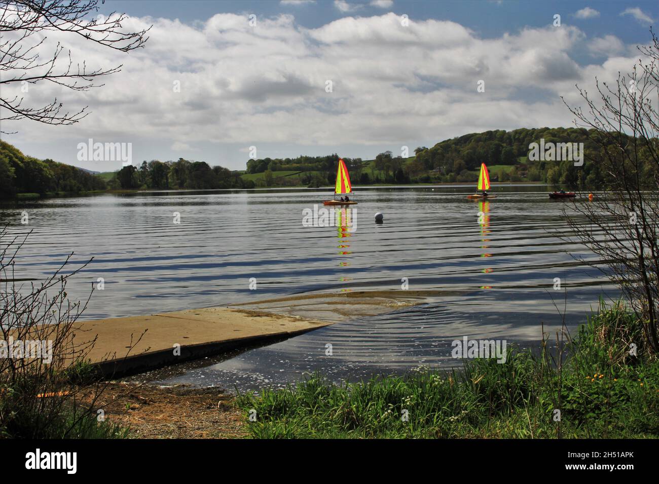 Carlingwark Loch - Scozia Foto Stock