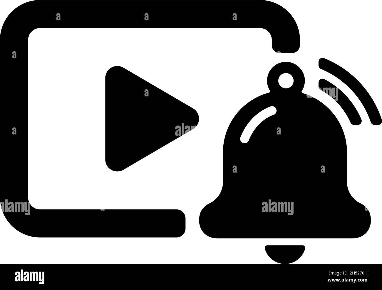 Illustrazione dell'icona del vettore Subscribe ( Subscription ) Illustrazione Vettoriale