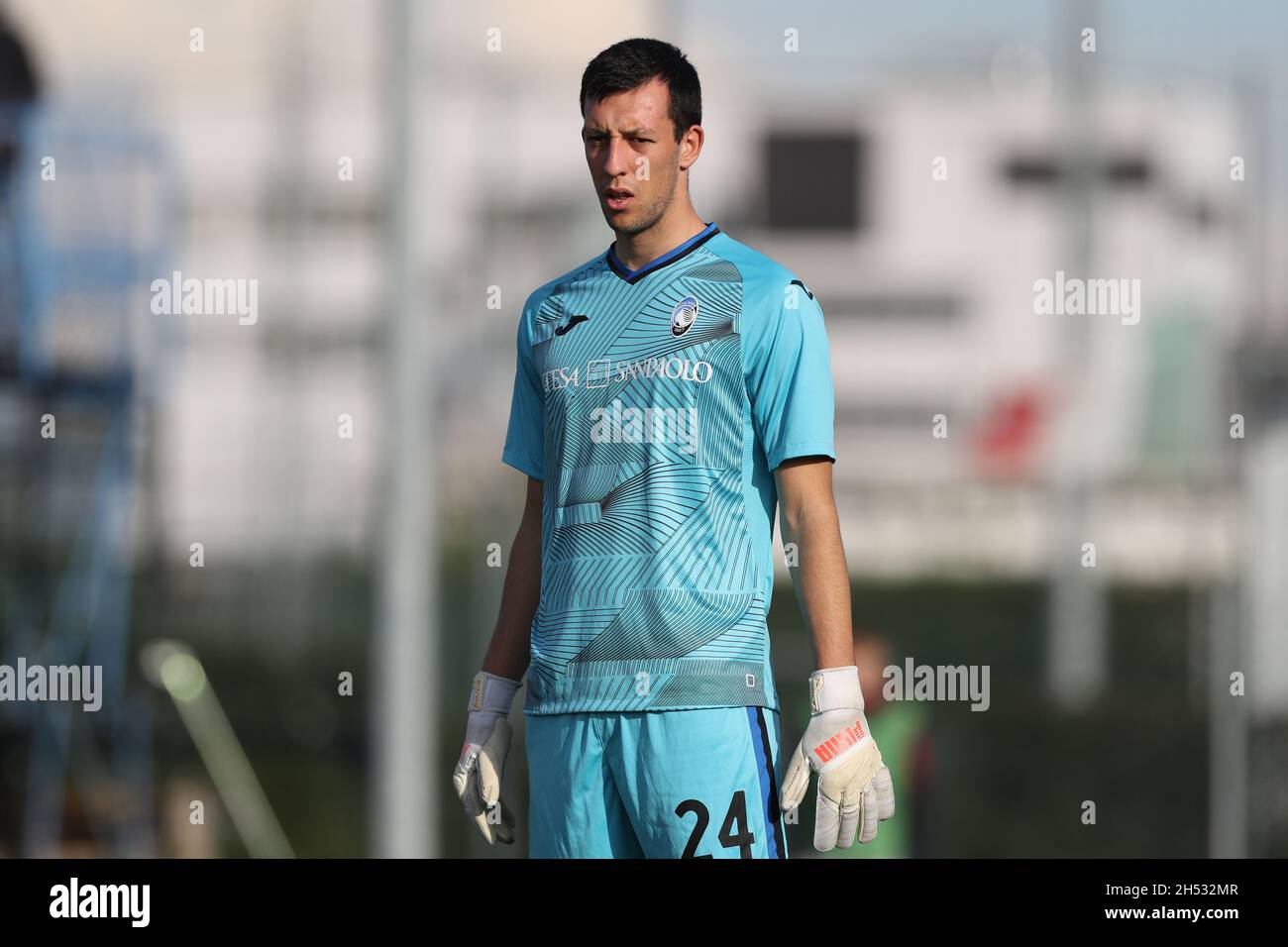 Bergamo, Italia, 2 novembre 2021. Jacopo Sassi di Atalanta durante la partita della UEFA Youth League al Centro Sportivo Bortolotti di Bergamo. Il credito d'immagine dovrebbe essere: Jonathan Moscrop / Sportimage Foto Stock