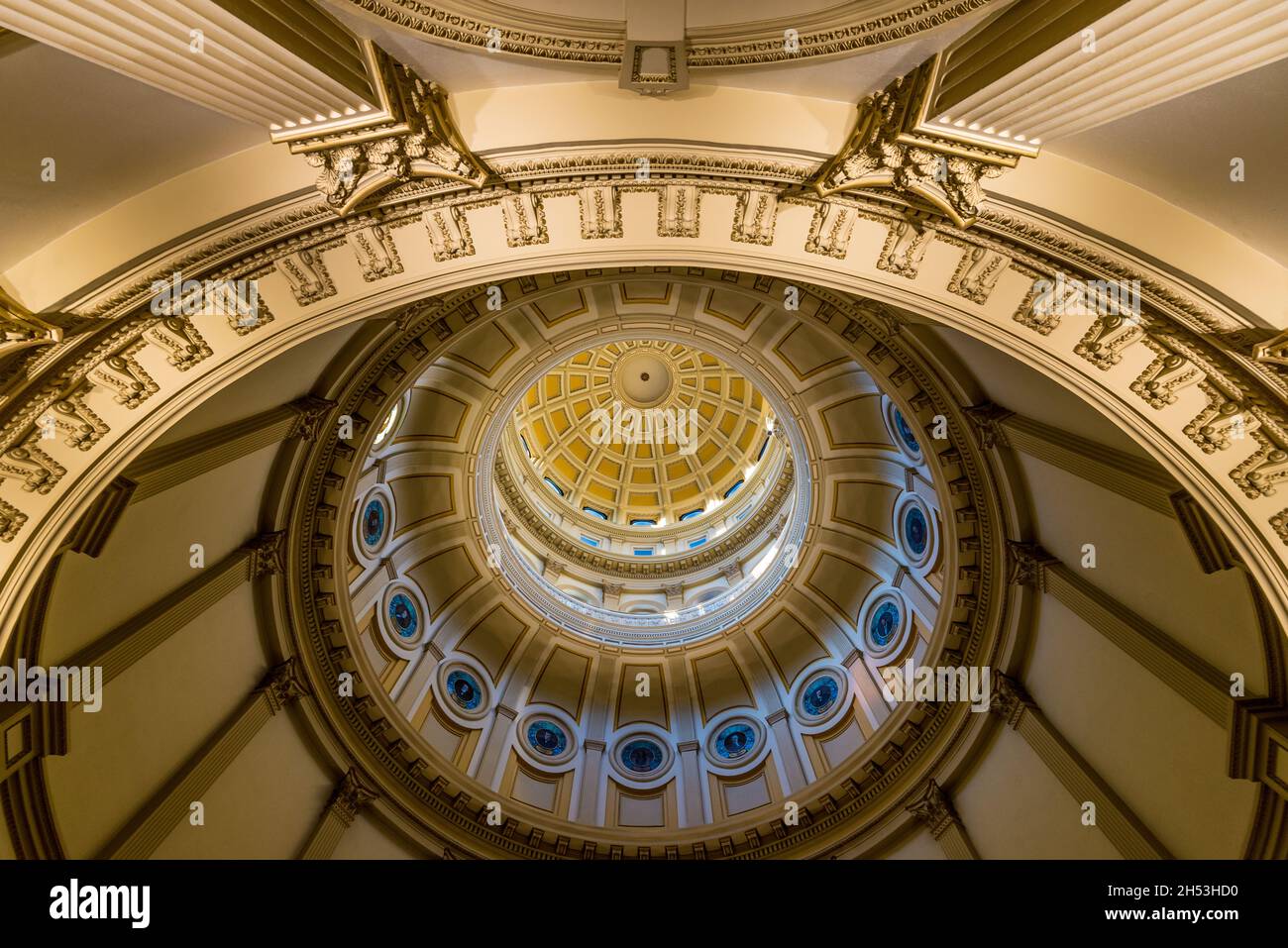 Colorado Capitol Building Rotunda - Denver Foto Stock