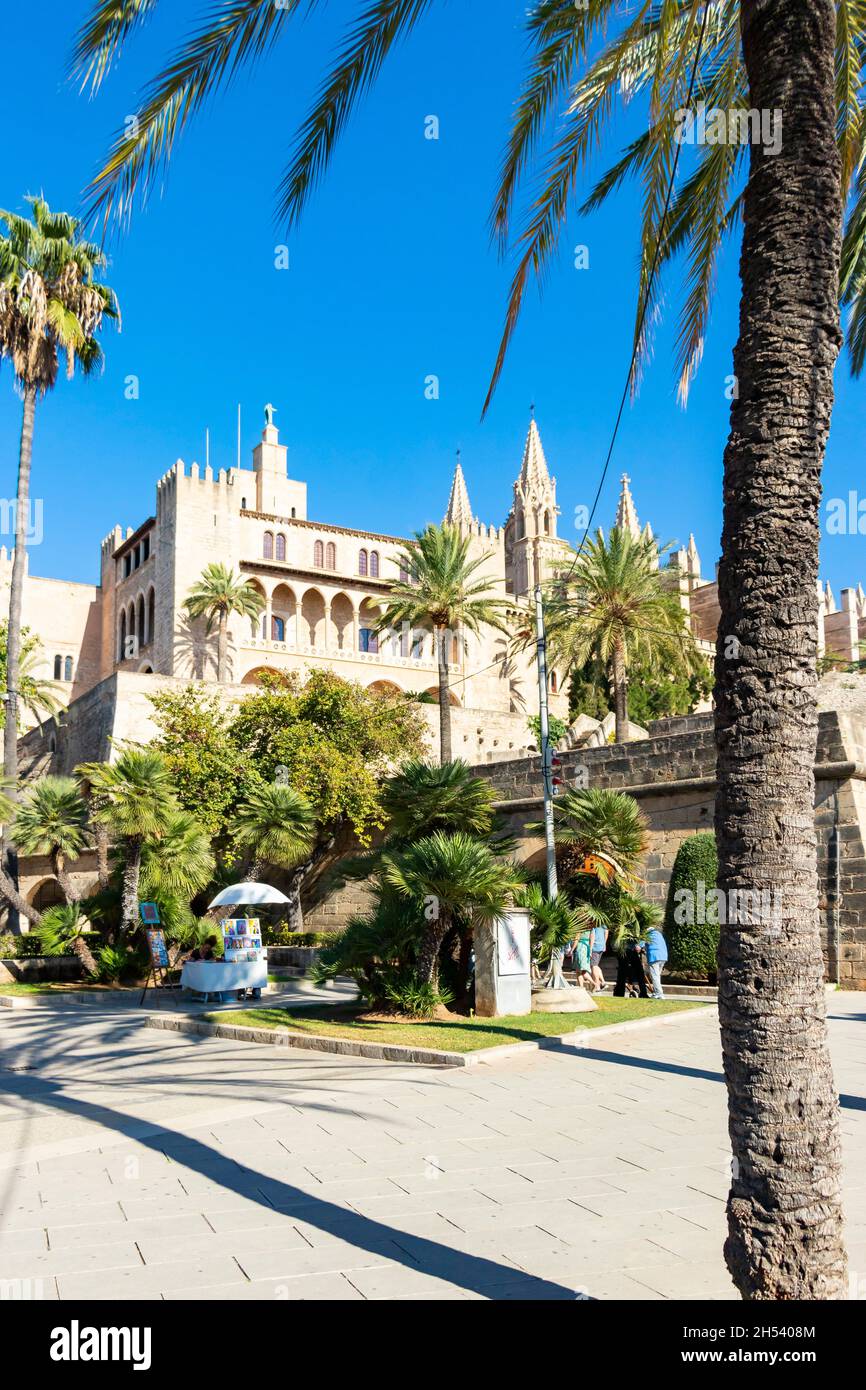 Cattedrale a Palma di Maiorca Spagna Foto Stock