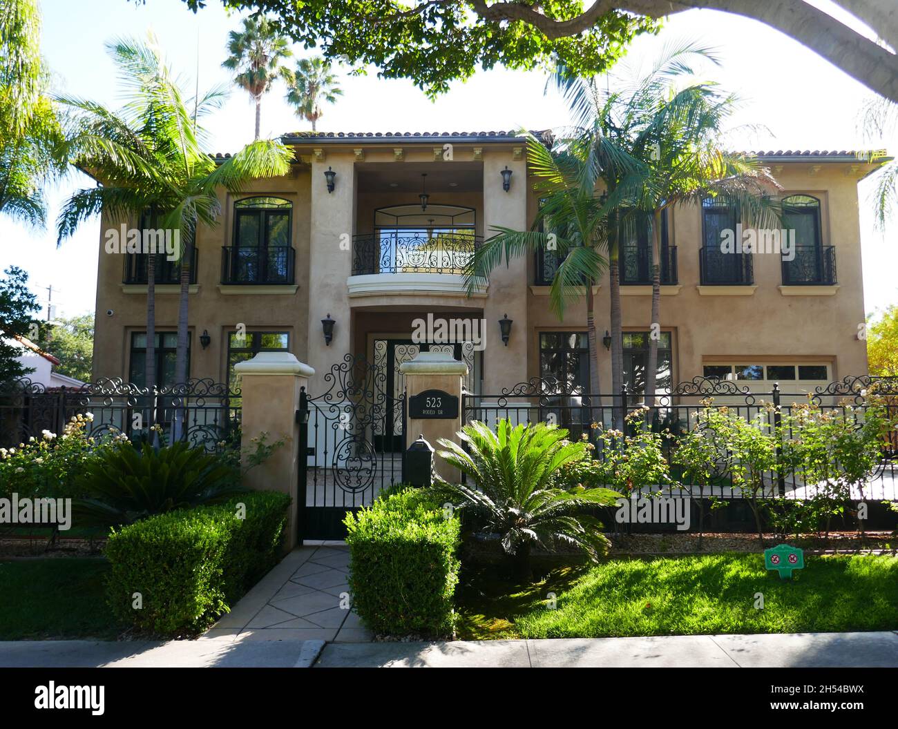 Beverly Hills, California, USA 10 settembre 2021 una visione generale dell'atmosfera di Animator/Director/Producer George Pal's 523 N. ex casa/casa a N. Rodeo Drive il 10 settembre 2021 a Beverly Hills, California, USA. Foto di Barry King/Alamy Stock Foto Foto Stock