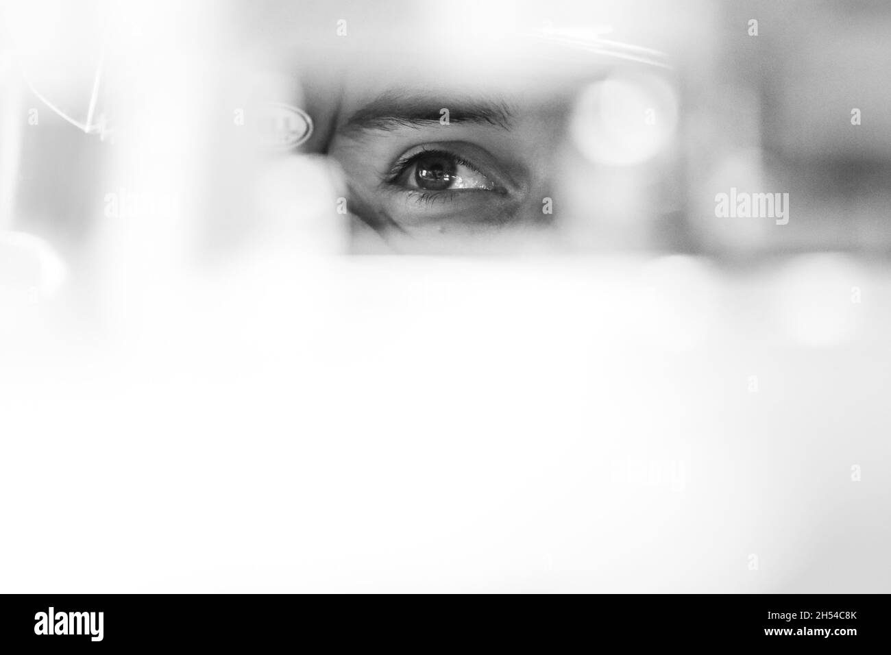 LECLERC Charles (mco), Scuderia Ferrari SF21, ritratto durante la Formula 1 Gran Premio De la Ciudad De Mexico 2021, Gran Premio di Città del Messico, 18° round del Campionato del mondo FIA di Formula uno 2021 dal 5 al 7 novembre 2021 sull'Autodromo Hermanos Rodriguez, a Città del Messico, Messico - Foto: Florent Gooden/DPPI/LiveMedia Foto Stock