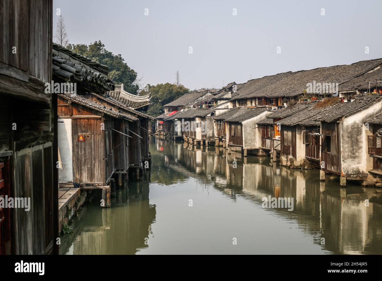 Scena da Wuzhen, Cina Foto Stock