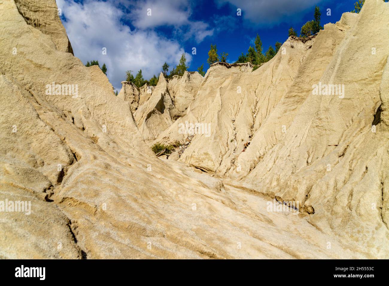 Rummu luogo di nuoto in Estonia Foto Stock