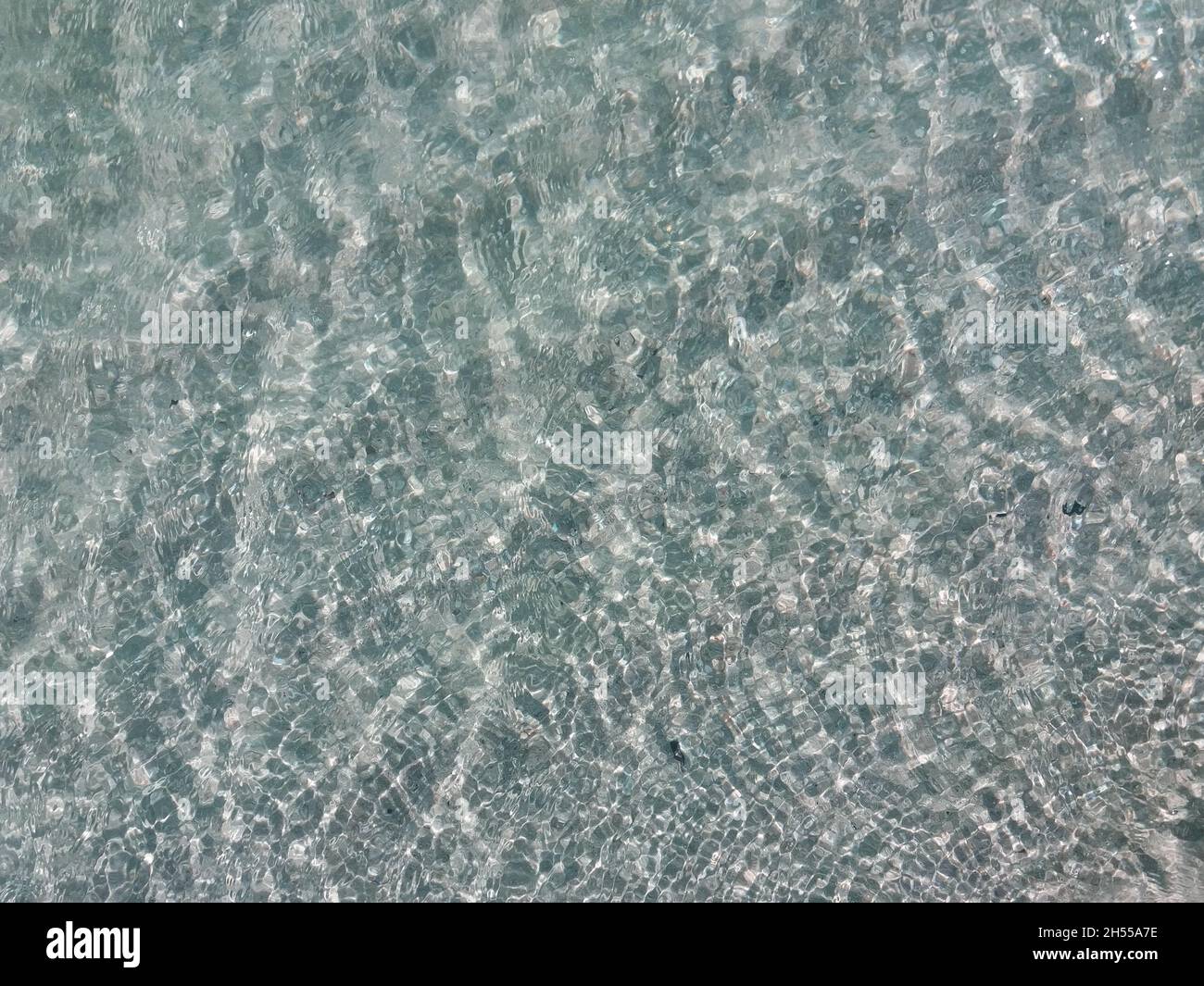 Bella mare pulito. Foto Stock