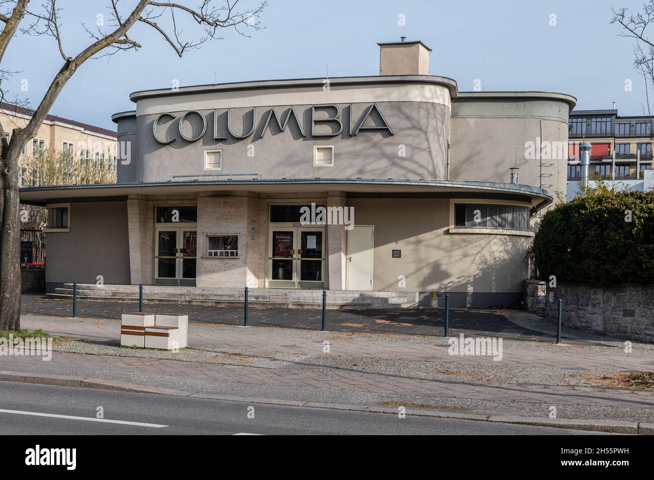 Columbia Theatre su Airlift Square Foto Stock