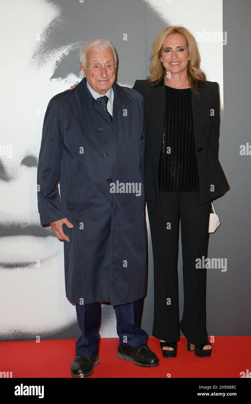 Fulvio Lucisano e Federica Lucisano partecipano al tappeto rosso della VI edizione del Premio Virna Lisi all'Auditorium Parco della Musica. (Foto di Mario Cartelli / SOPA Images/Sipa USA) Foto Stock