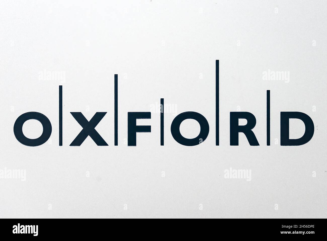 Logo di Oxford Properties visto nella città di Toronto, Canada. 6 novembre 2021 Foto Stock