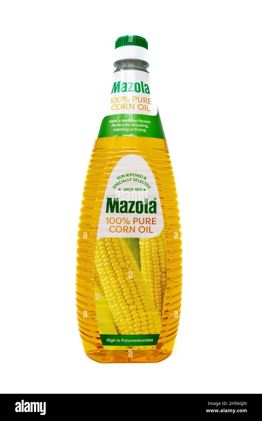 Olio di mais puro Mazola Foto Stock