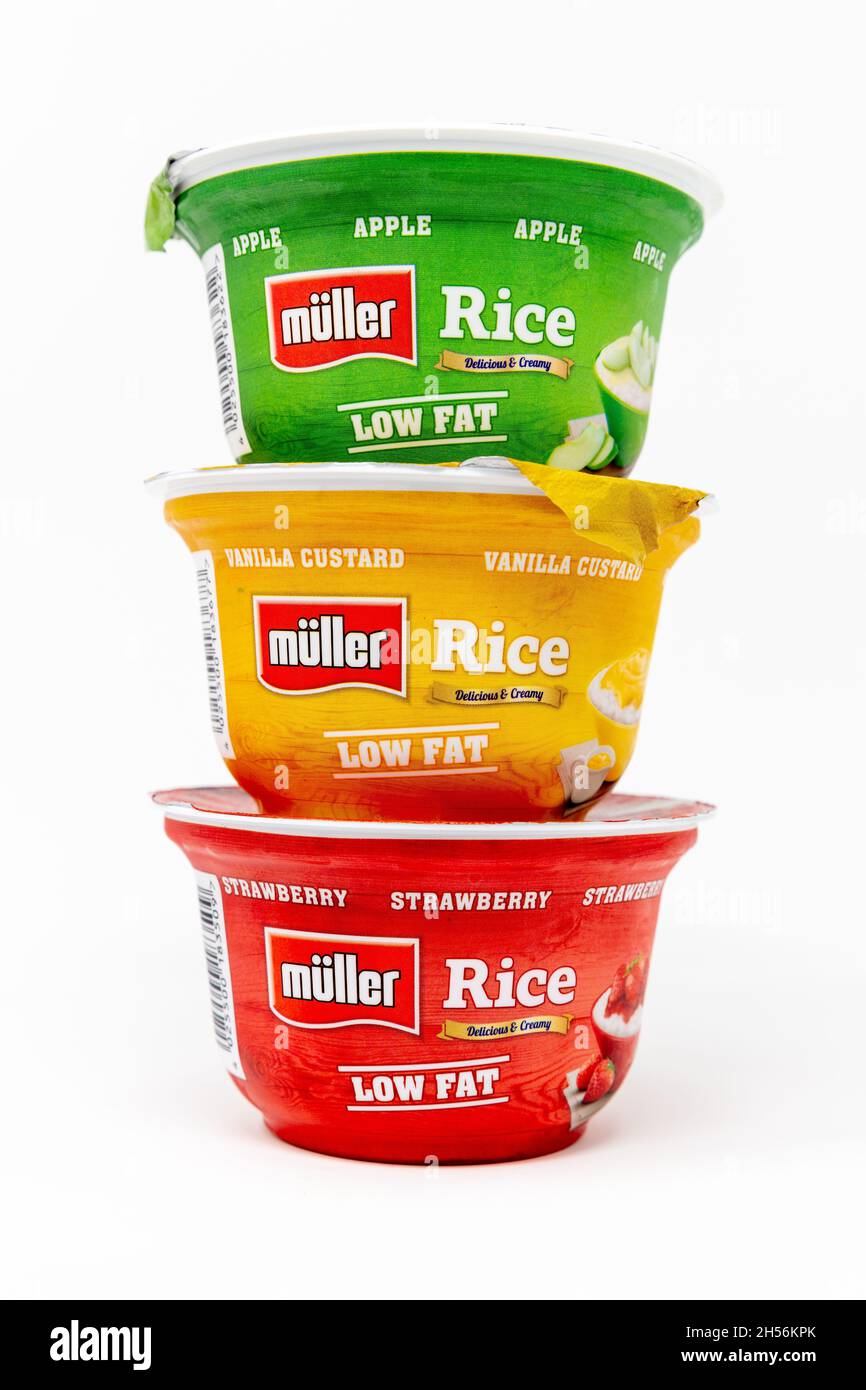 Riso Muller sapori assortiti Foto Stock