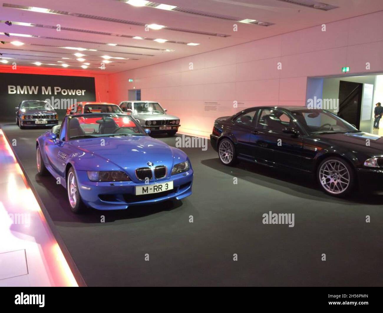 Museo BMW: M Power Gallery. Monaco di Baviera - Germania. Foto Stock