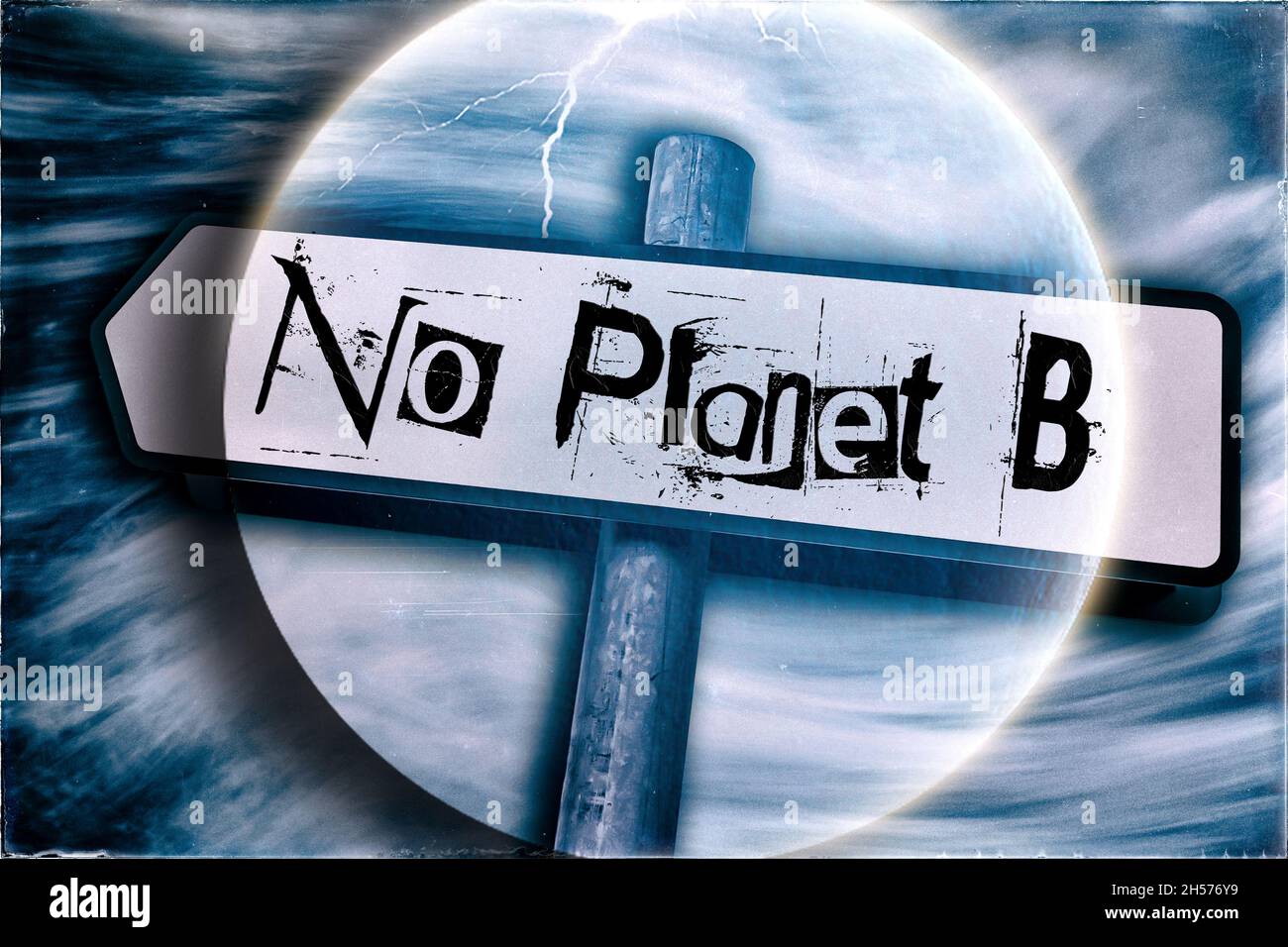 Nessun pianeta B. Foto Stock